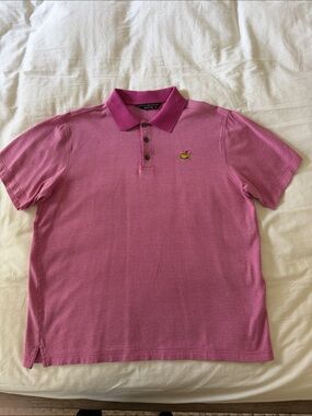 Classic Pink Polo Shirt with Embroidered Logo
